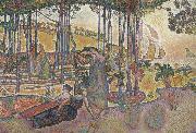 Henri Edmond Cross evening painting